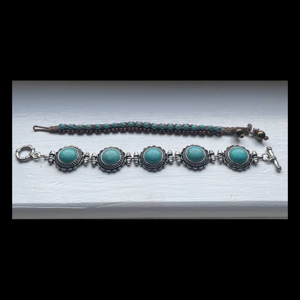 Two Turquoise Bracelets - Picture 7 of 7